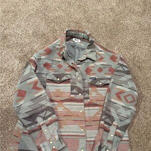 Wrangler Retro Geometric Button-Up Shirt